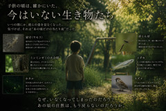 子供の頃はいたけど今はいない生き物