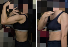 【画像】女子高生でこの腕が筋肉質かでネットで見解が割れる