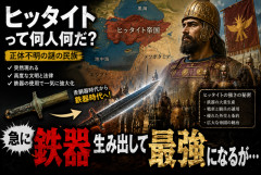 【古代最大の謎】ヒッタイトとかいう急に鉄器作って最強になった民族ｗｗｗ