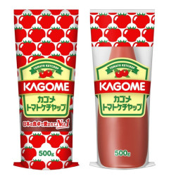 【悲報】カゴメ、インク不足でケチャップの袋を透明に