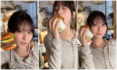 【悲報】マックCMのアイドルさん、バーガー食べたフリがバレて翌日に完食動画を出されてしまうｗｗｗｗｗｗｗｗｗｗ