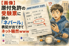 【画像】原付免許の受験票に謎の「ネパール」表記が出てきてネット騒然ｗｗｗ