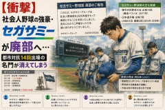 【衝撃】社会人野球の強豪・セガサミーが廃部へ…都市対抗14回出場の名門が消えてしまう