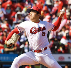 カープ高太一、12戦連続0封！防御率0.00 被打率.129 WHIP0.64