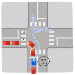 【画像】「左折車」をこうやって抜かしてく車いるでしょ？