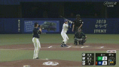 【中日対ヤクルト7回戦 】中日・板山、ヤクルト・高梨から第３号ソロホームラン！２点差に迫る！！！！！！！！！！！！！！！