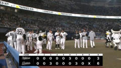 5月15日　ロッテ６－３オリックス　今季初先発ロングが6回途中2失点、一時同点に追いつかれるも西川に決勝弾が飛び出し今月初の連勝！