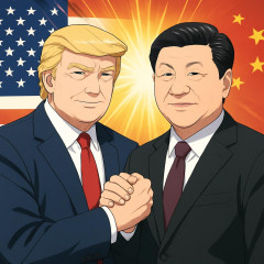 アメリカと中国、黄金時代を宣言www トランプ「時代はG2だ。米中という偉大な２つの国の時代になる」