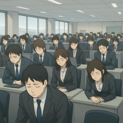 日本の会社、100人中94人がやる気ないです。   #悲報