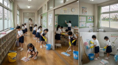韓国人「日本の小学生がトイレ掃除まで完璧にこなす衝撃の理由‥日本が約80年間守り続けてきた『掃除の哲学』が凄すぎる」→「これがマナー大国のルーツ‥」