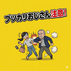 【動画】ぶつかり男、謝っても許さない女をブチ切れてボコボコにしてしまうｗｗｗｗｗ