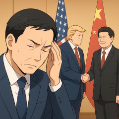 識者「トランプ訪中、80兆円払った日本は完全にスキップされた。日本の目論見はすべて失敗した」