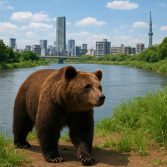“東京クマ”の活動拡大 将来「府中市」まで移動可能? 多摩川下って街中心部に 近くの森林に推定120〜378頭生息か