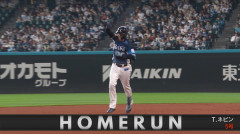 西武ネビン(28) 打率.426 6HR 13打点 OPS1.408