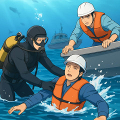 毎日「辺野古事故 潜水士不在で救助に一時間を費やす 業務上過失を問われるべきは…」   |  最新の生徒の証言だと通報から3、4分で来たらしいからな海保