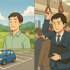 「満員電車がない」「駐車場の広さ」 田舎のメリットを挙げまくっても「結局、東京の方が人生は潤う」という現実   #話題 |  東京人に効く言葉