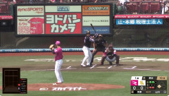 栗原陵矢の2ランホームラン先制！！正木智也は今日も打球速度177キロ