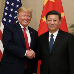 「ご一緒できて光栄」トランプ米大統領、訪中時の写真をSNSに投稿して習近平氏を称賛   |  お土産捨ててるのにｗ  |  今回の訪中で日本＞＞＞中国＞米国が証明された