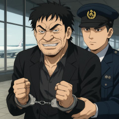 羽田空港で逮捕された指示役、完全にやからwwwwwwwwwwww   #画像