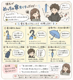 彼氏がめっちゃ傘失くすんだけど…