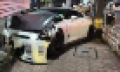 【動画】渋谷でイキリちらかしたGT-R、タクシーと衝突大破ｗｗｗｗｗｗｗｗｗｗｗ