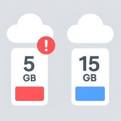 Googleアカウント作成時に電話番号を追加しないとストレージ容量が15GBではなくたった5GBになるテストが始まる   |  欧米人ってほんと個人情報に対する意識が緩いよな  |  200GBにしてるわ