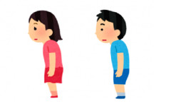 姿勢が悪いけど、どこの筋肉が必要？？？