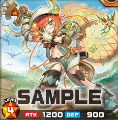【遊戯王ラッシュデュエル】『纏竜の探索者 シャーナ』のモンスター設定画公開！