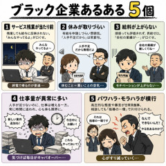 ブラック企業確定演出って何がある？