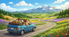 夏に愛車で北海道に行きたい