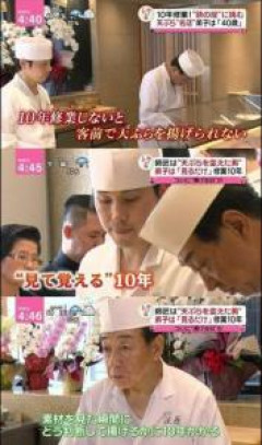 求職者「10年天ぷら屋で働いていました」面接官「仕事内容は？」