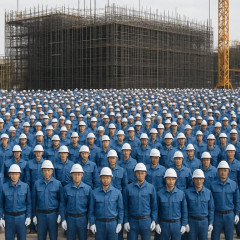 最大500人をブルーカラー転向へ 建設業に参入   #RIZAP |  辞める人多そう