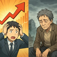株価は最高値更新でも日本経済は酷く衰退している←これ境界知能には分からないらしいなｗ   |  sssp://img.5ch.io/ico/anime_syobon02.gif