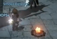 【FF14】「最高のゲームコミュニティ」焚火の前で音を鳴らすユーザーの火災報知器ロールプレイが海外で話題に。海外公式も反応