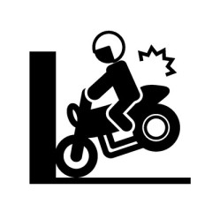 【悲報】バイク教習中の女子、教習用コースの壁に衝突し意識不明の重体