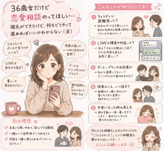 36歳女だけど恋愛相談のってほしい