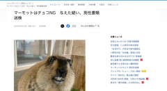 マーモットにチョコ菓子を与えた30代会社員を書類送検「いつも決められたご飯ばかりでかわいそうだった」