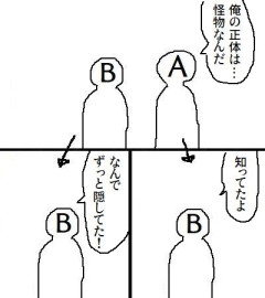 【画像】漫画で「主人公が重大な秘密を明かした時」の仲間の反応ｗｗｗｗ