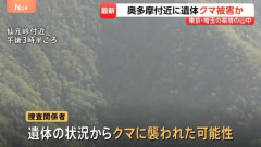 東京・奥多摩町の山中で上半身のない遺体を非番の警察官が発見、クマに襲われた可能性…