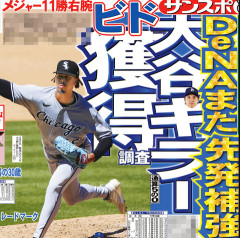 DeNA、先発補強へ　ドミニカ共和国出身158キロ右腕　Wソックス傘下3Aのオスバルド・ビドを獲得調査