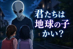 静岡に宇宙人が襲来。女子小学生に「君たちは地球の子かい？」と質問