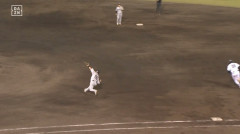 【西武対ロッテ11回戦】ロッテ・池田、落球…