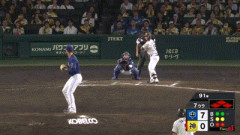 【阪神対中日11回戦】阪神、７回裏に坂本、嶋村、中野の連続タイムリーで４点返し３点差に迫る！！！！！