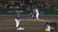 【阪神対中日11回戦】阪神、8回裏に坂本の2点タイムリーと木浪のタイムリーで同点に追いつく！！！！！！！！！！！！！！！！！！！