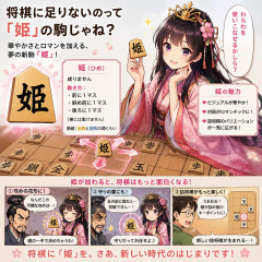 将棋に足りないのって「姫」の駒じゃね