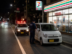 昨日面白い違反車見かけたわ
