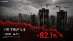 【速報】中国･不動産市場さらに下へ 外国からの投資は-82.1％の惨状、しつこく日本に粘着している理由これだった「たすけて」