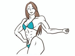 【朗報】全身筋肉なのにえちえちボディｗｗｗ