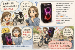 【画像】娘「自転車にJBLスピーカー付けるの流行ってる」→ 欲しがった商品、どう見ても自転車用じゃなくて草ｗｗｗｗｗ