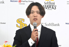 元広島の小林樹斗が入団会見　独立で自己最速更新の要因は「違和感の消失」